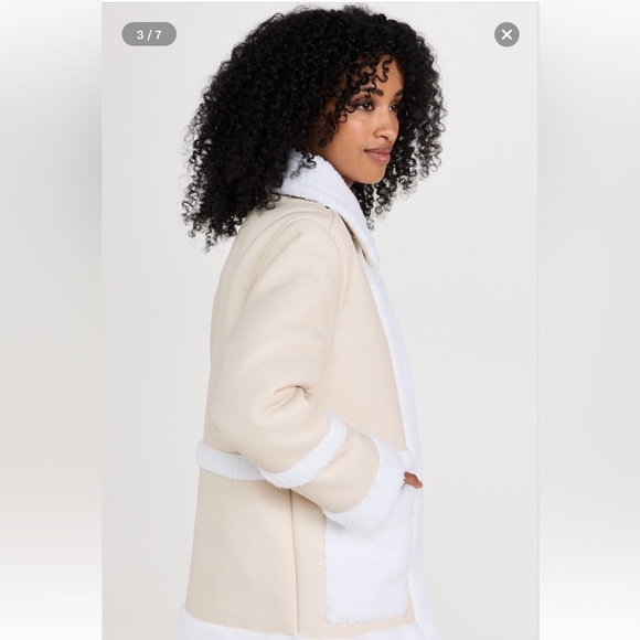 Avec Les Files faux sherpa jacket NWT! - Picture 2 of 5